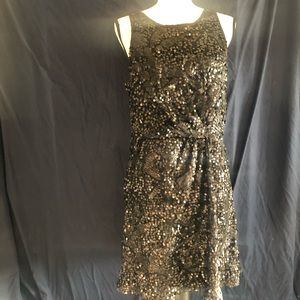 Black Sequin Dress Medium